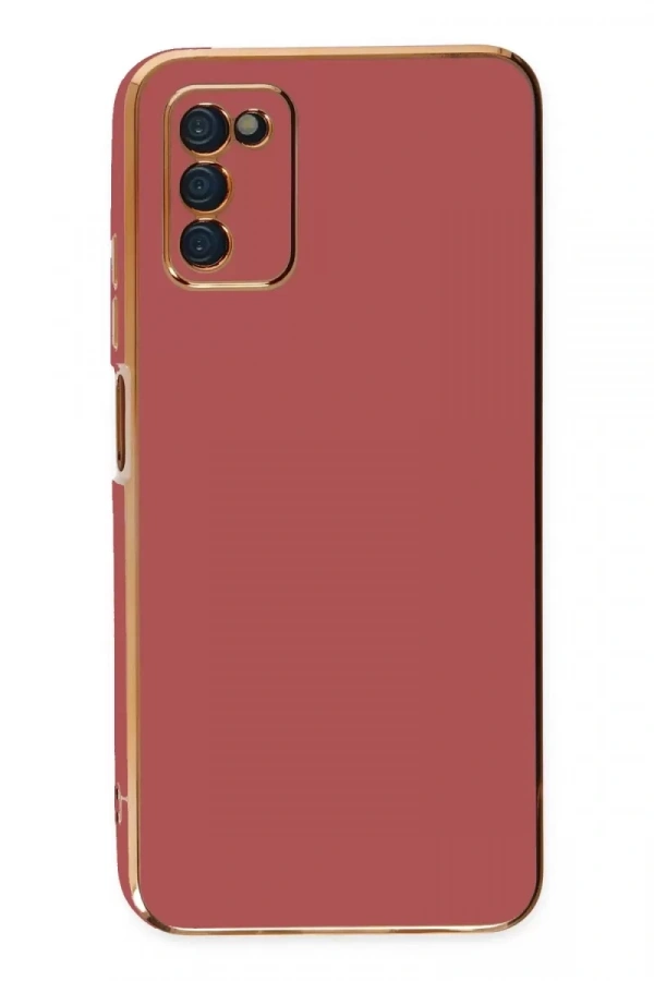 Samsung Galaxy A03S Kılıf Volet Silikon - Kırmızı
