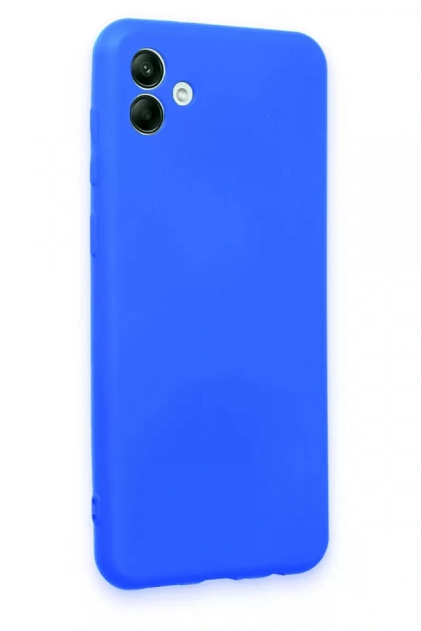 Samsung Galaxy A04 Kılıf First Silikon - Mavi