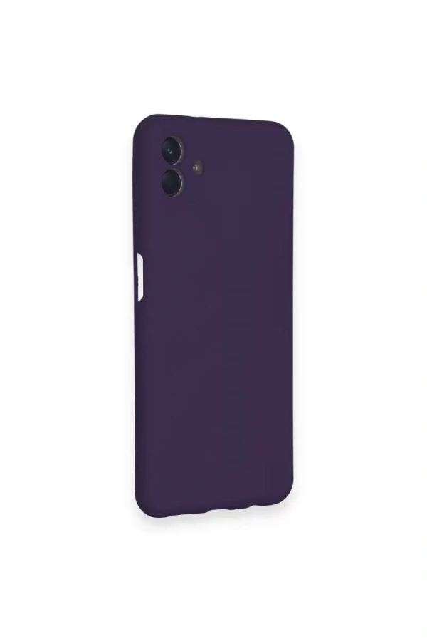 Samsung Galaxy A04 Kılıf Nano içi Kadife Silikon - Mor