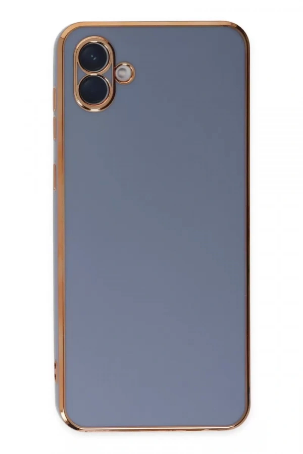 Samsung Galaxy A04 Kılıf Volet Silikon - Mavi