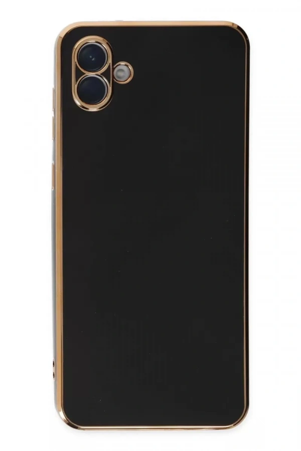 Samsung Galaxy A04 Kılıf Volet Silikon - Siyah