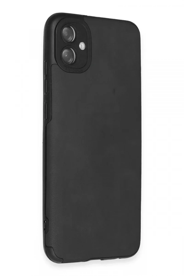 Samsung Galaxy A04E Kılıf Loop Deri Silikon - Siyah