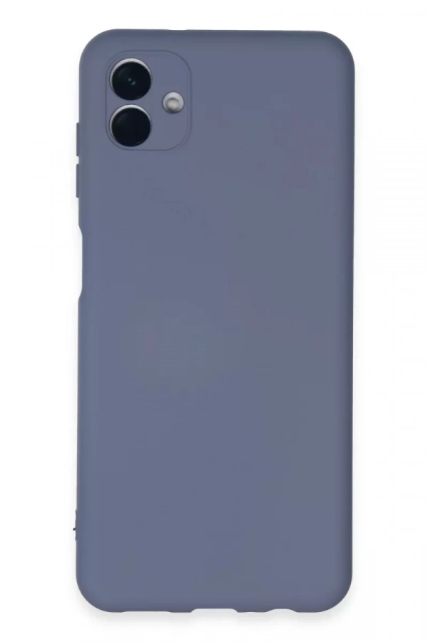 Samsung Galaxy A04E Kılıf Nano içi Kadife Silikon - Gri