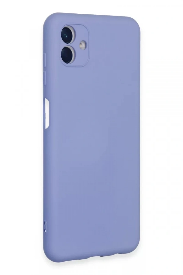 Samsung Galaxy A04E Kılıf Nano içi Kadife Silikon - Lila
