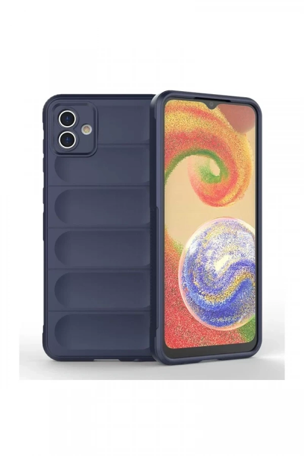 Samsung Galaxy A04E Kılıf Optimum Silikon - Lacivert