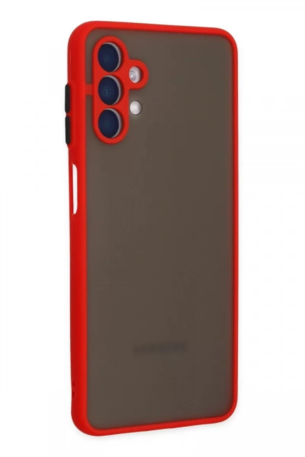 Samsung Galaxy A04S Kılıf Montreal Silikon Kapak - Kırmızı