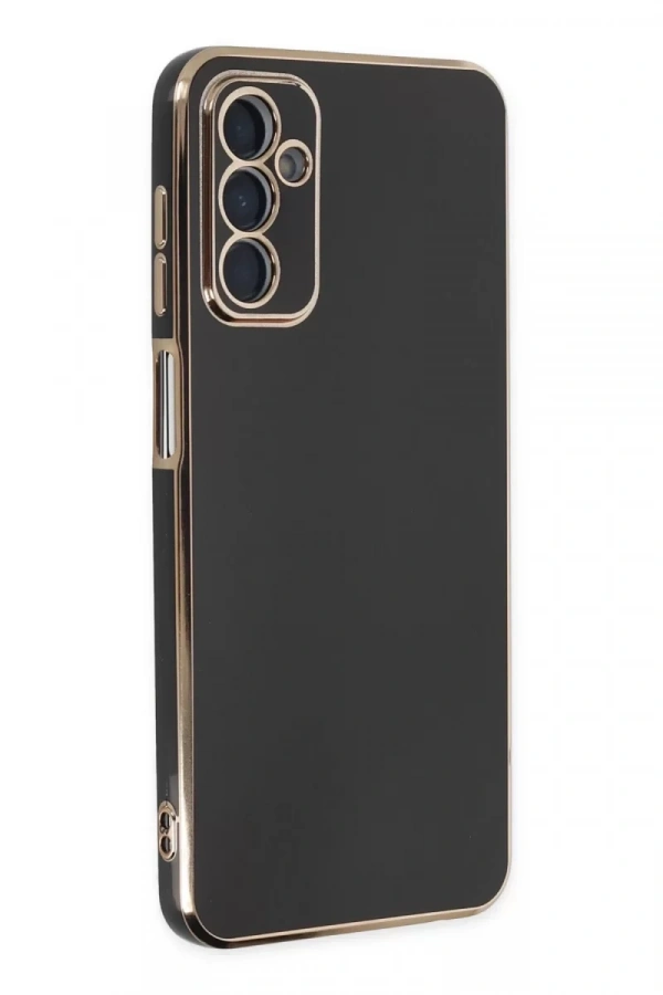Samsung Galaxy A04S Kılıf Volet Silikon - Siyah