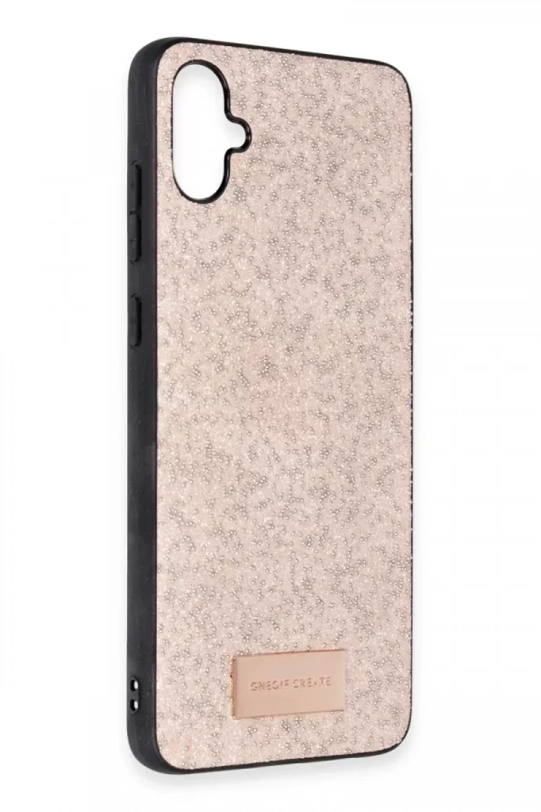 Samsung Galaxy A05 Bright Simli Kapak - Pembe