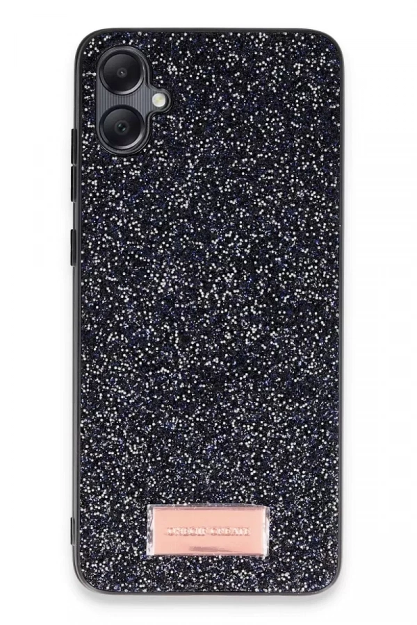 Samsung Galaxy A05 Bright Simli Kapak - Siyah