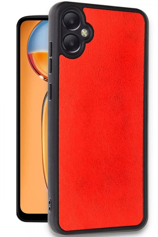 Samsung Galaxy A05 Kılıf Aras Deri Kapak - Kırmızı