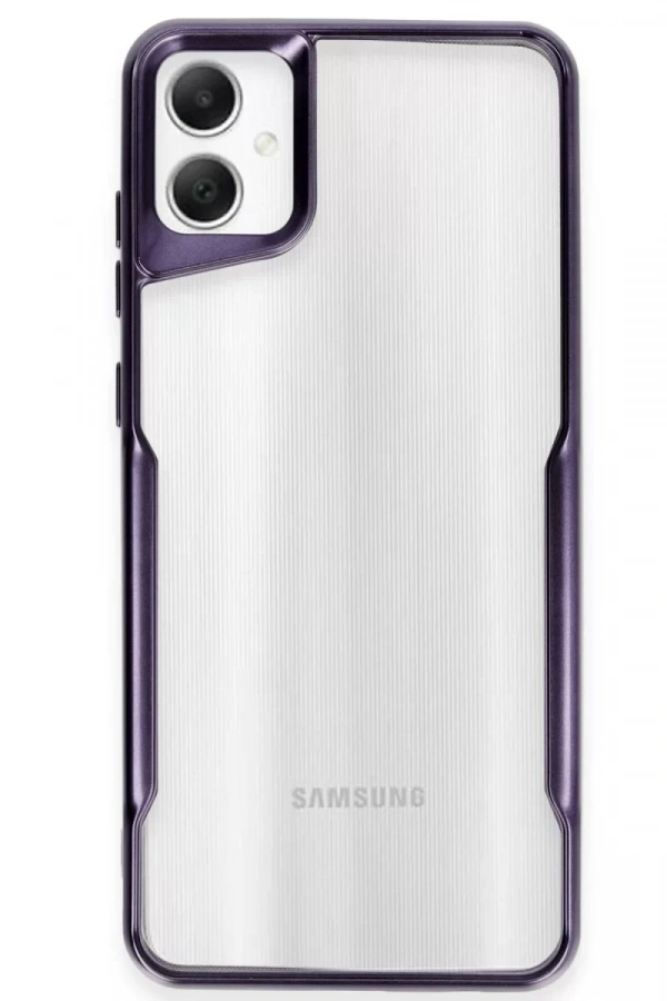 Samsung Galaxy A05 Kılıf Boyi Silikon Kapak - Derin Mor