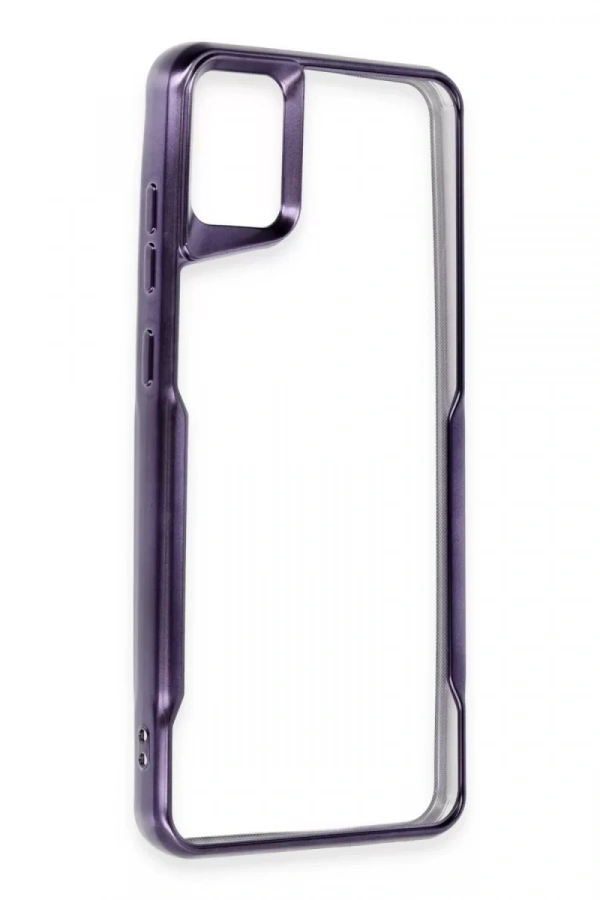 Samsung Galaxy A05 Kılıf Boyi Silikon Kapak - Derin Mor