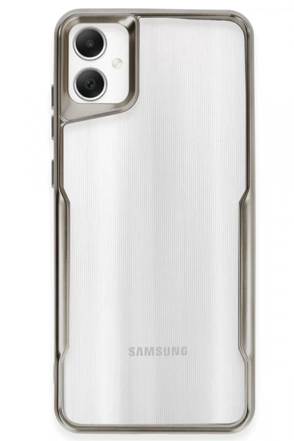 Samsung Galaxy A05 Kılıf Boyi Silikon Kapak - Titan Gri