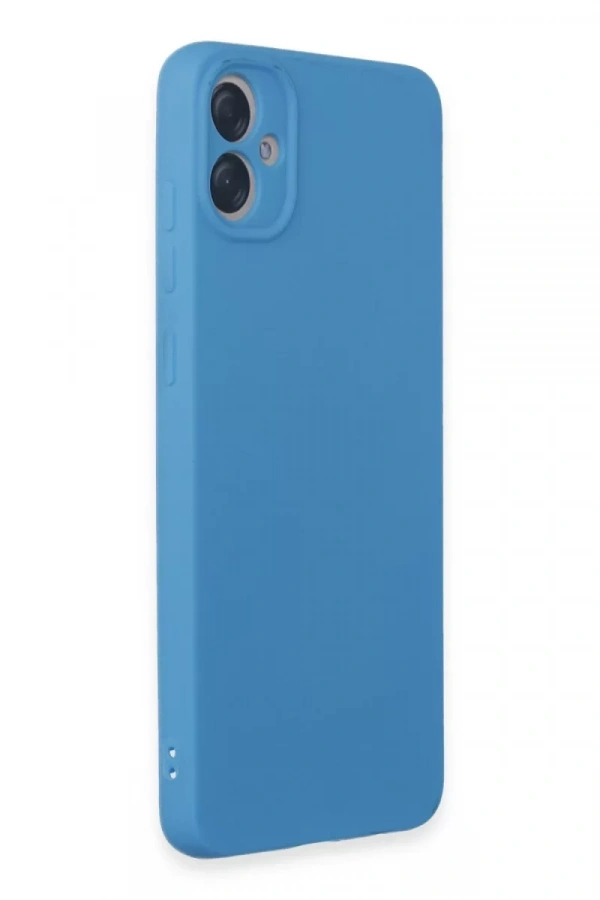 Samsung Galaxy A05 Kılıf First Silikon - Mavi