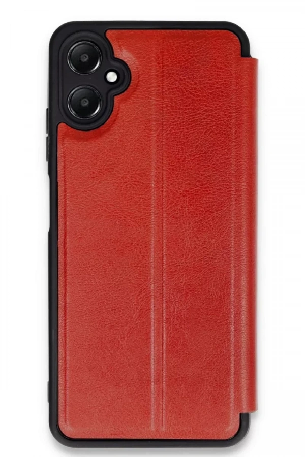 Samsung Galaxy A05 Kılıf Flip Cover - Kırmızı