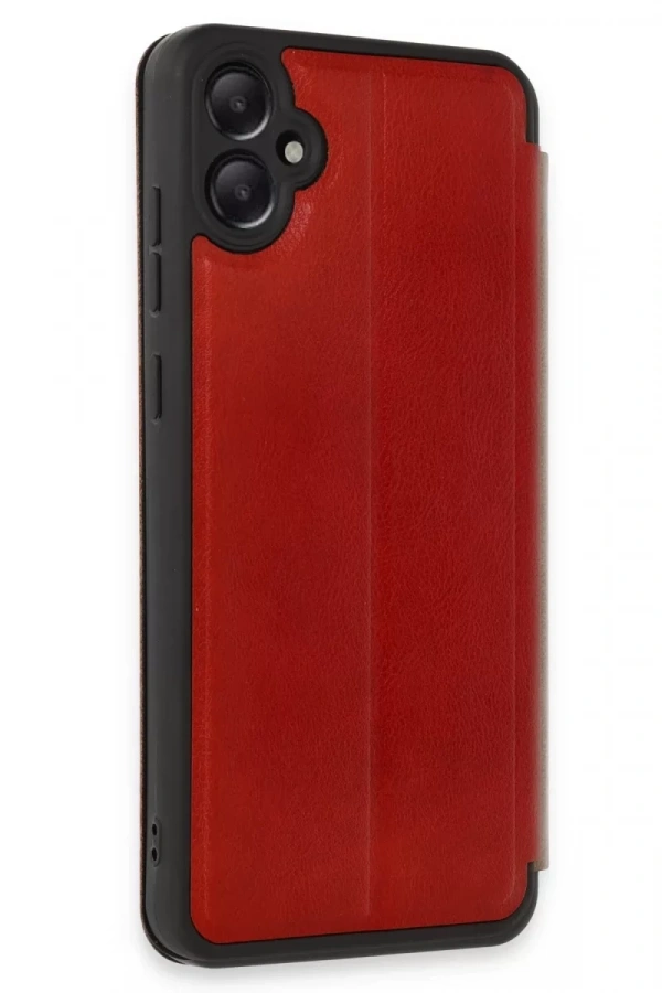 Samsung Galaxy A05 Kılıf Flip Cover - Kırmızı