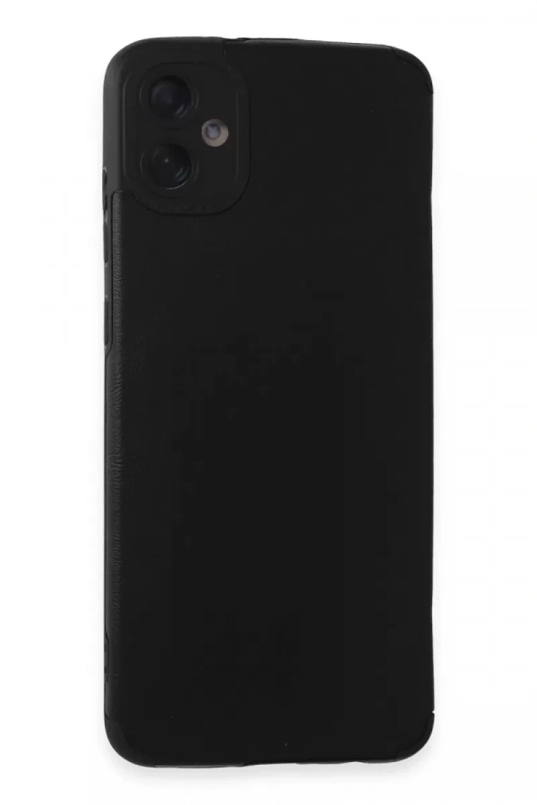 Samsung Galaxy A05 Kılıf Loop Deri Silikon - Siyah