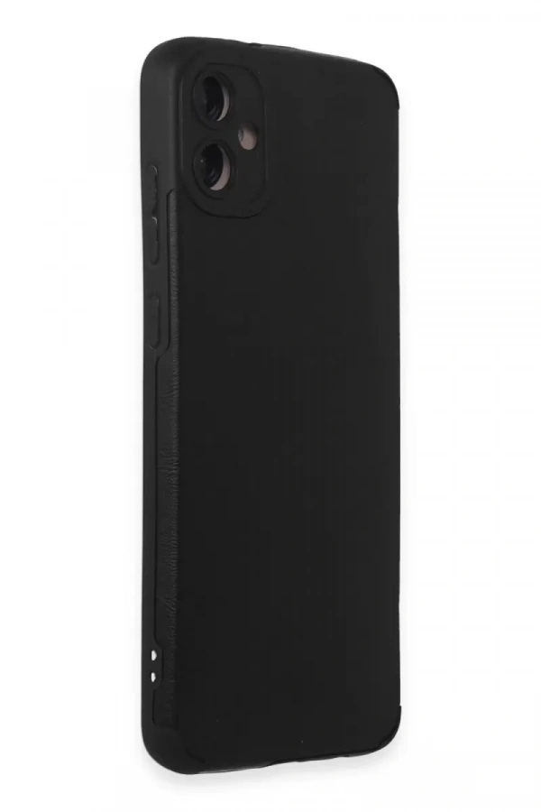 Samsung Galaxy A05 Kılıf Loop Deri Silikon - Siyah