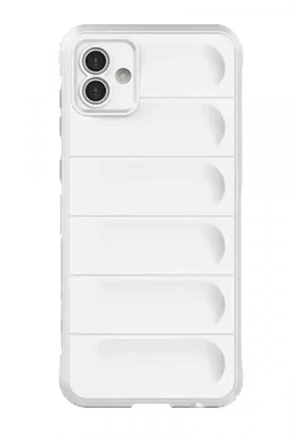Samsung Galaxy A05 Kılıf Optimum Silikon - Krem
