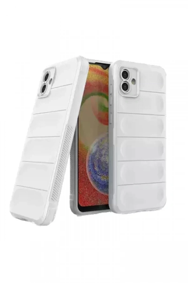 Samsung Galaxy A05 Kılıf Optimum Silikon - Krem