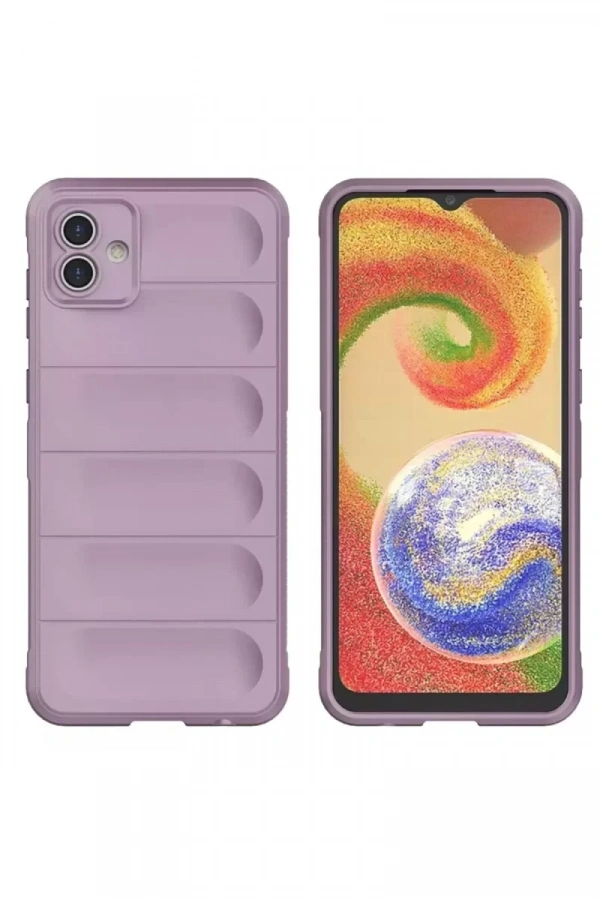 Samsung Galaxy A05 Kılıf Optimum Silikon - Mor