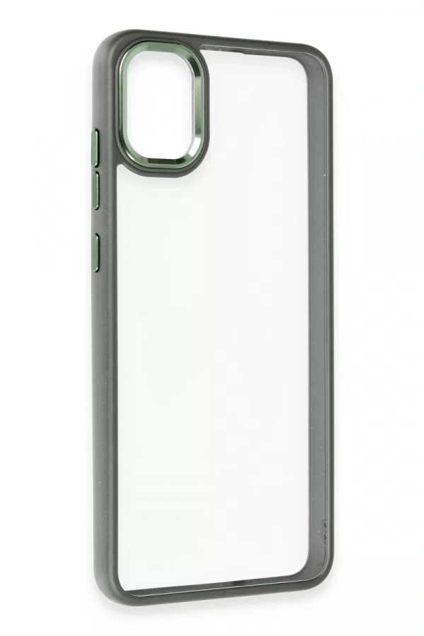 Samsung Galaxy A05 Kılıf Power Silikon - Koyu Yeşil
