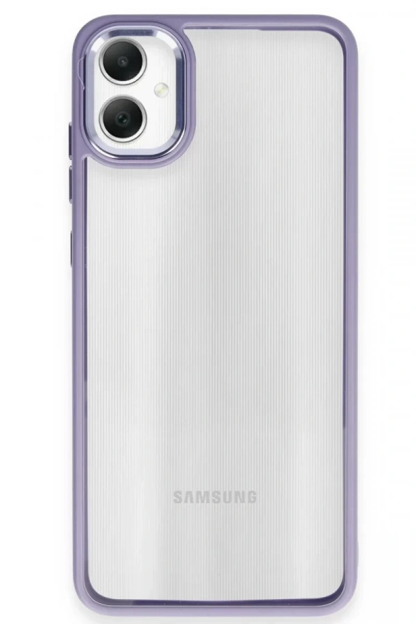 Samsung Galaxy A05 Kılıf Power Silikon - Lila