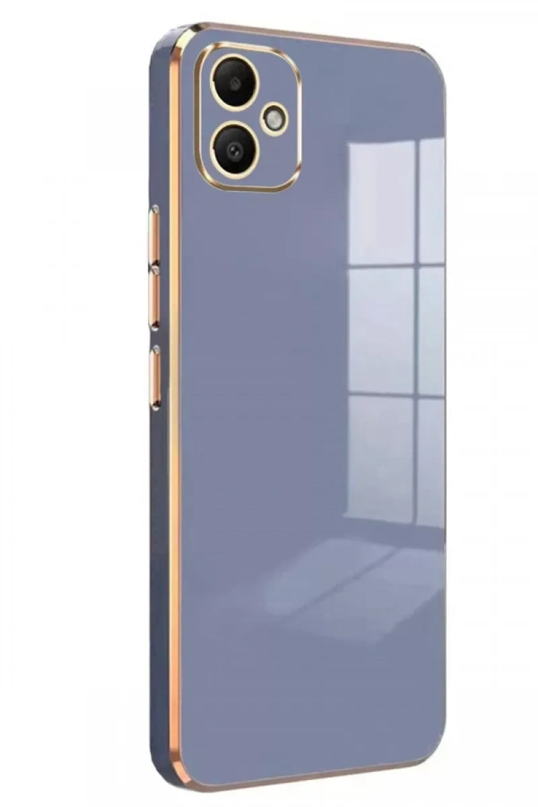 Samsung Galaxy A05 Kılıf Volet Silikon - Mavi
