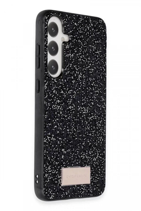 Samsung Galaxy A05S Bright Simli Kapak - Siyah