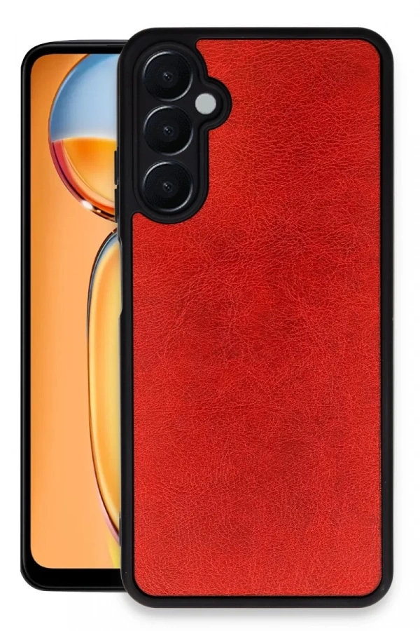 Samsung Galaxy A05S Kılıf Aras Deri Kapak - Kırmızı