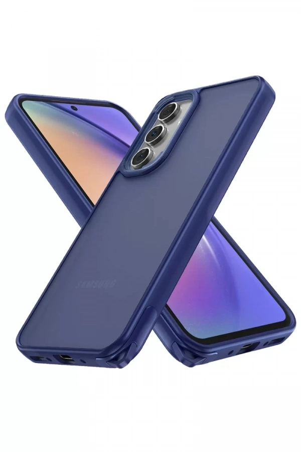 Samsung Galaxy A05S Kılıf Elegant Kapak - Lacivert