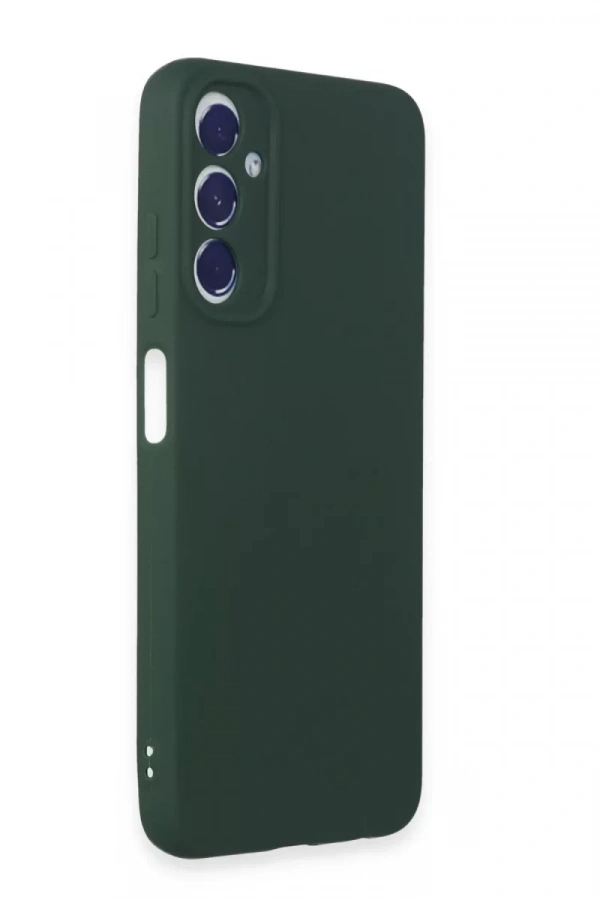 Samsung Galaxy A05S Kılıf First Silikon - Koyu Yeşil