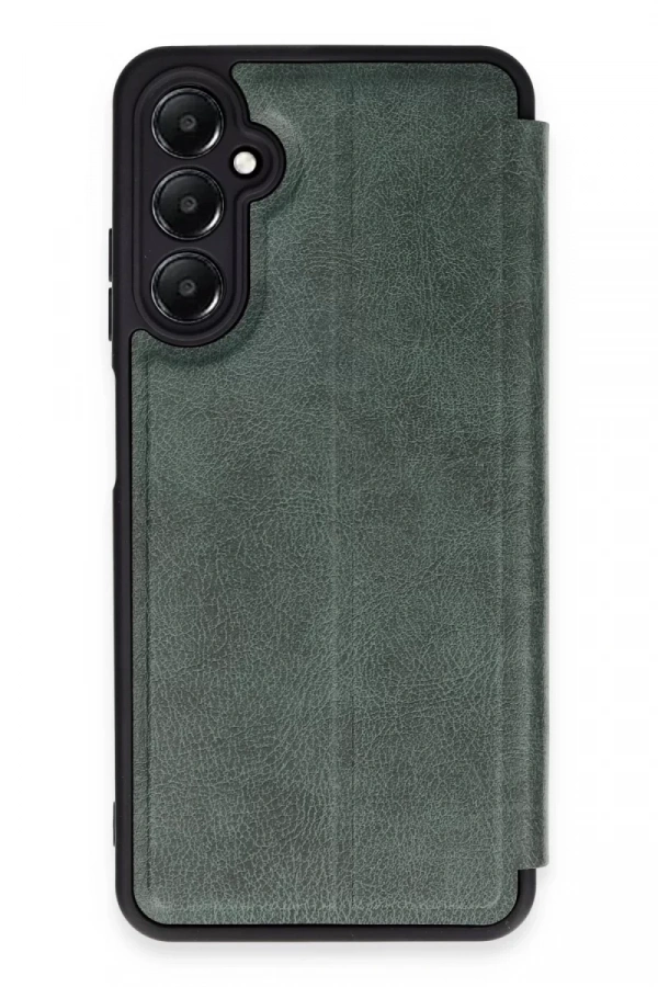Samsung Galaxy A05S Kılıf Flip Cover - Koyu Yeşil