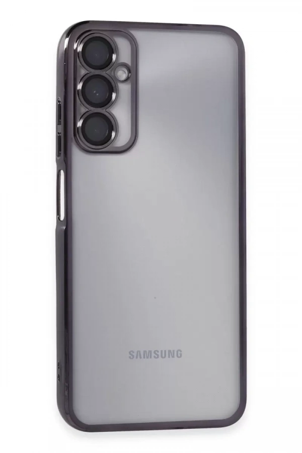 Samsung Galaxy A05S Kılıf Lensli Silikon - Mor