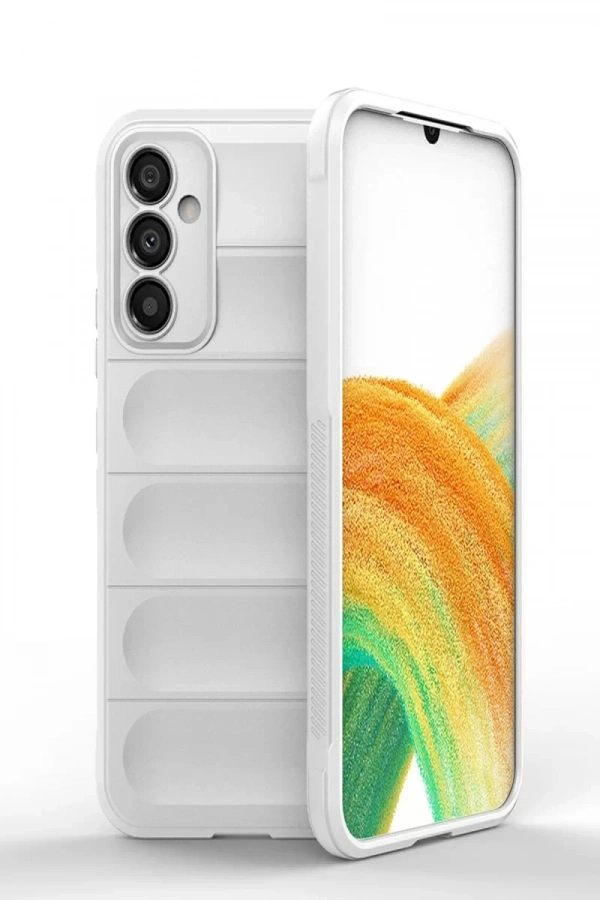 Samsung Galaxy A05S Kılıf Optimum Silikon - Krem