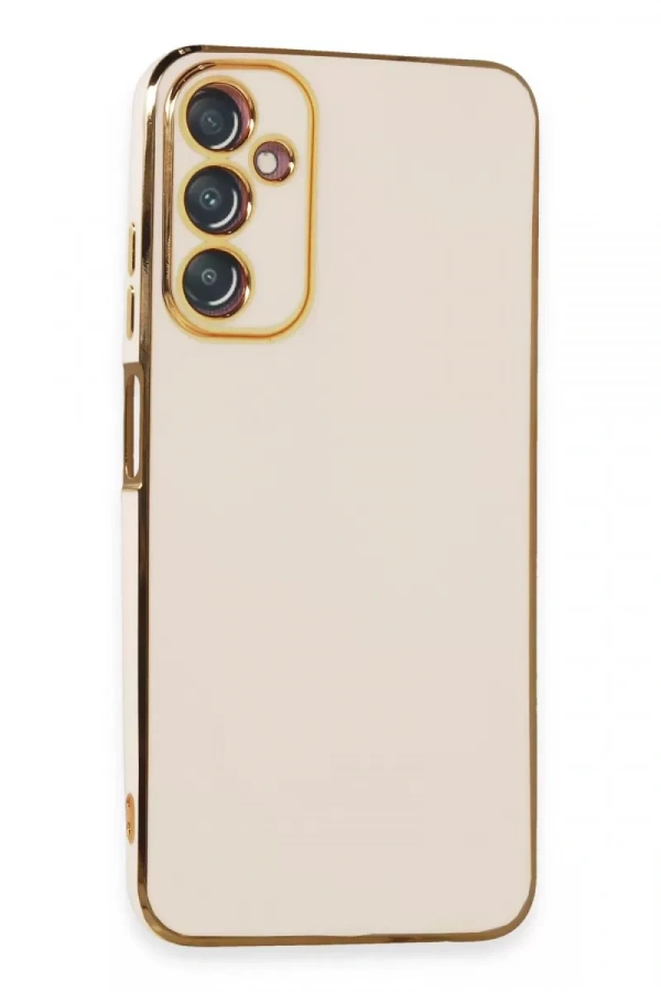 Samsung Galaxy A05S Kılıf Volet Silikon - Beyaz