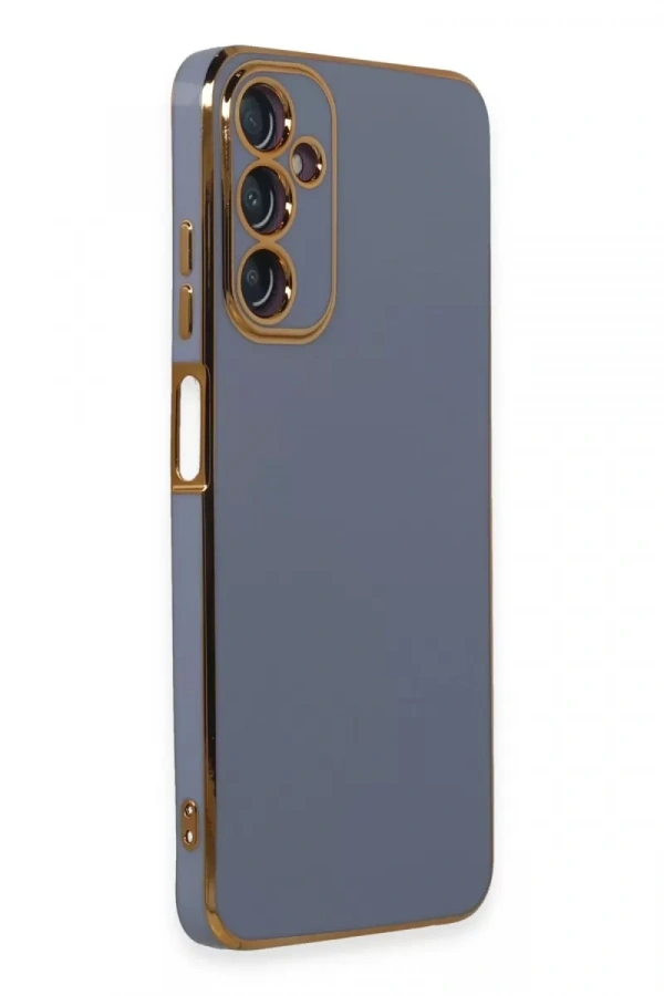 Samsung Galaxy A05S Kılıf Volet Silikon - Mavi