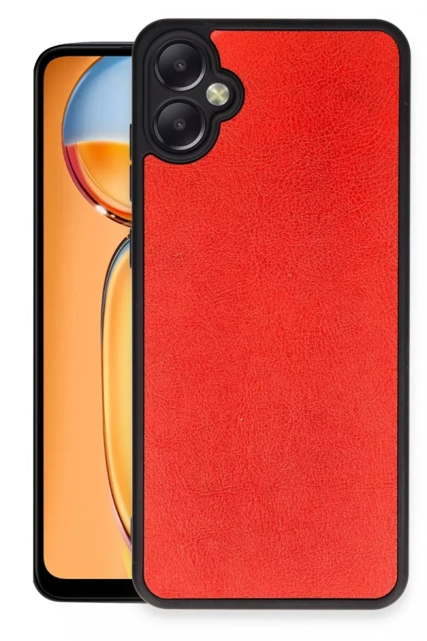 Samsung Galaxy A06 Kılıf Aras Deri Kapak - Kırmızı