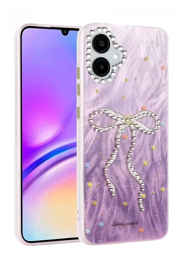 Samsung Galaxy A06 Kılıf Blade Aynalı Desenli Kapak - Desen 1