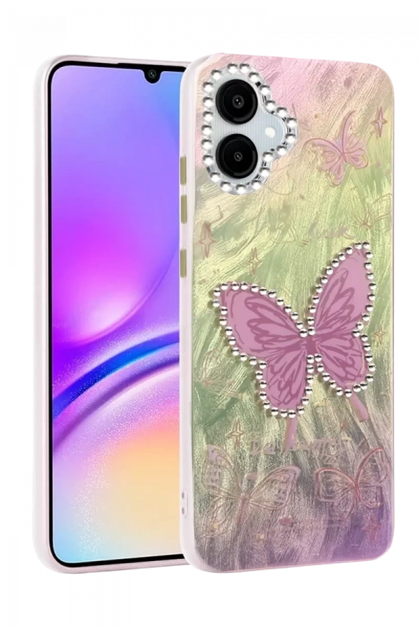 Samsung Galaxy A06 Kılıf Blade Aynalı Desenli Kapak - Desen 5