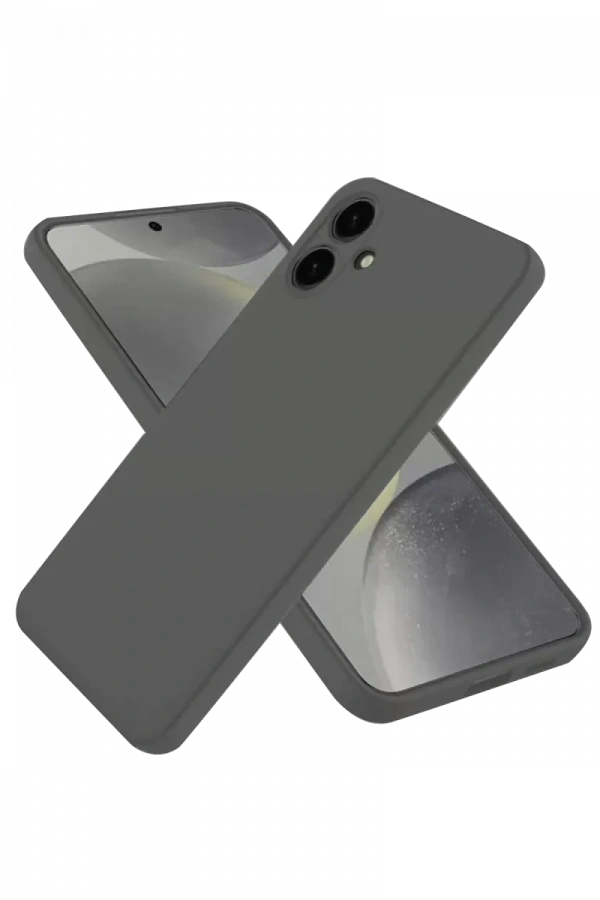Samsung Galaxy A06 Kılıf First Silikon - Gri