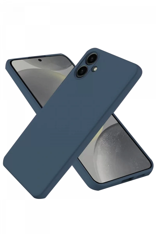 Samsung Galaxy A06 Kılıf First Silikon - Lacivert
