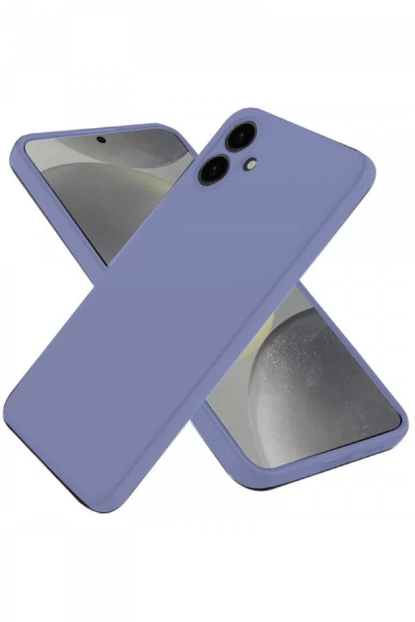 Samsung Galaxy A06 Kılıf First Silikon - Lila