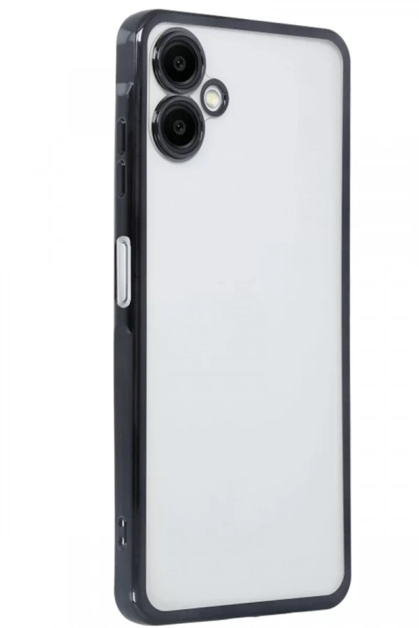 Samsung Galaxy A06 Kılıf Lensli Silikon - Siyah