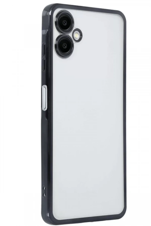 Samsung Galaxy A06 Kılıf Lensli Silikon - Siyah