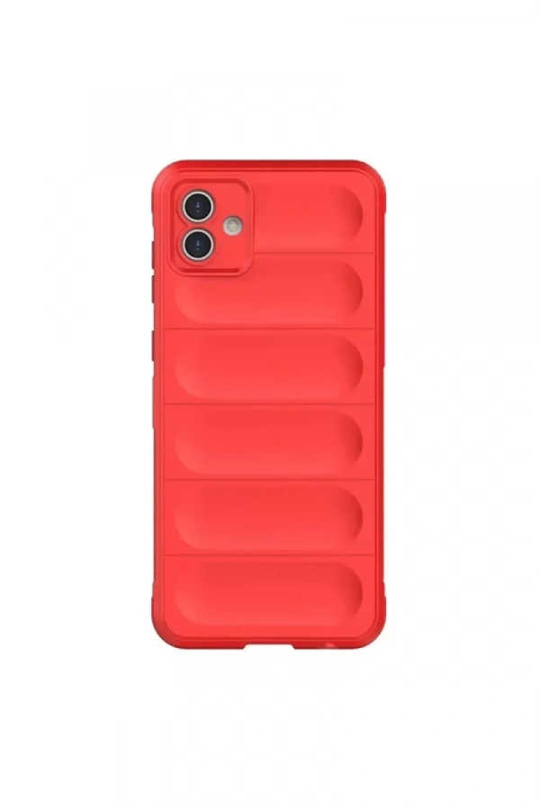 Samsung Galaxy A06 Kılıf Optimum Silikon - Kırmızı