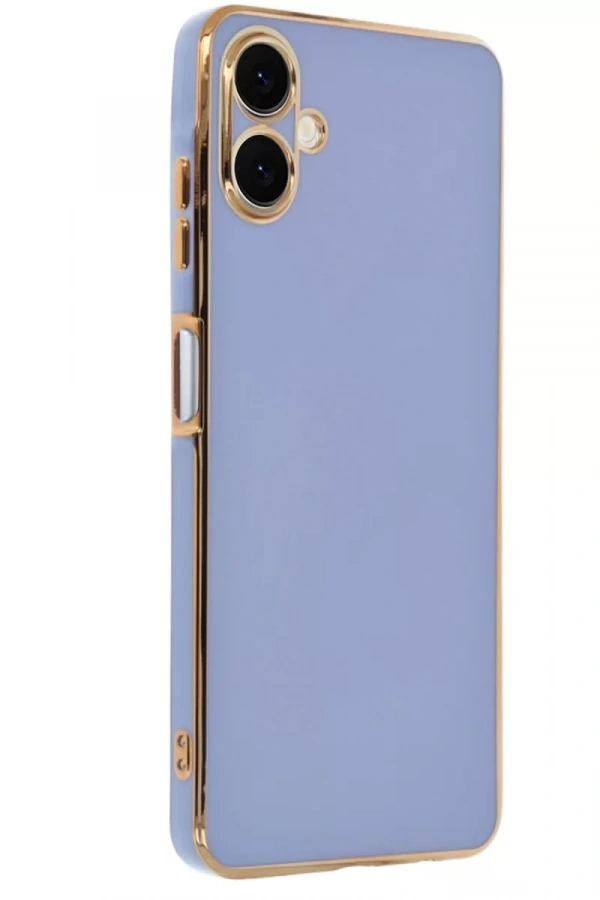 Samsung Galaxy A06 Kılıf Volet Silikon - Mavi