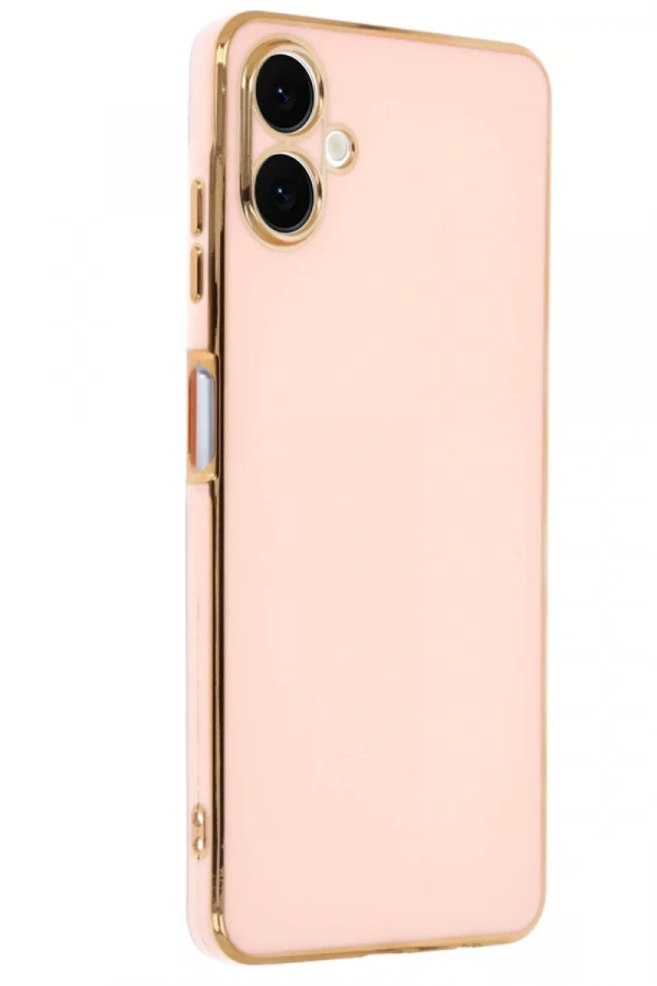 Samsung Galaxy A06 Kılıf Volet Silikon - Pembe