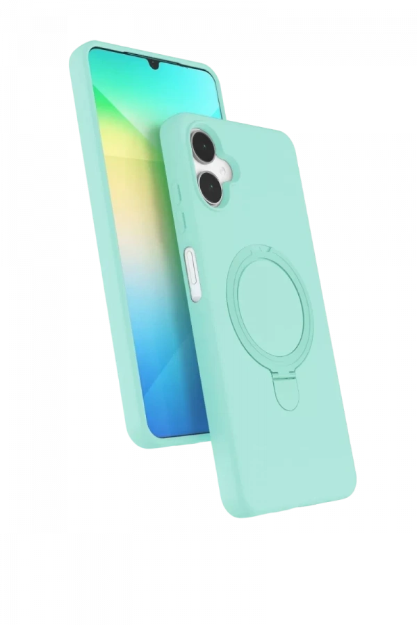 Samsung Galaxy A06 Regal Magsafe Standlı Kapak - Su Yeşili