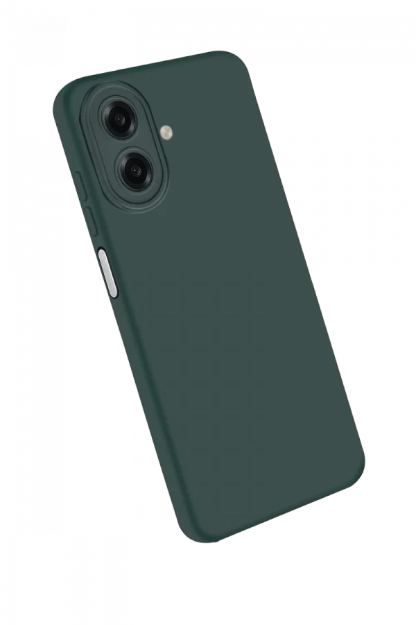 Samsung Galaxy A07 4G First Silikon - Koyu Yeşil